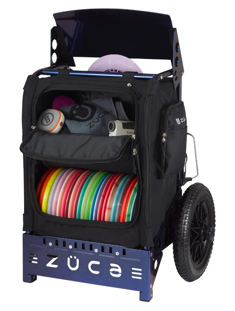 Zuca Moondust Backpack LG Disc Golf Cart - Black Trekker LG Insert Bag