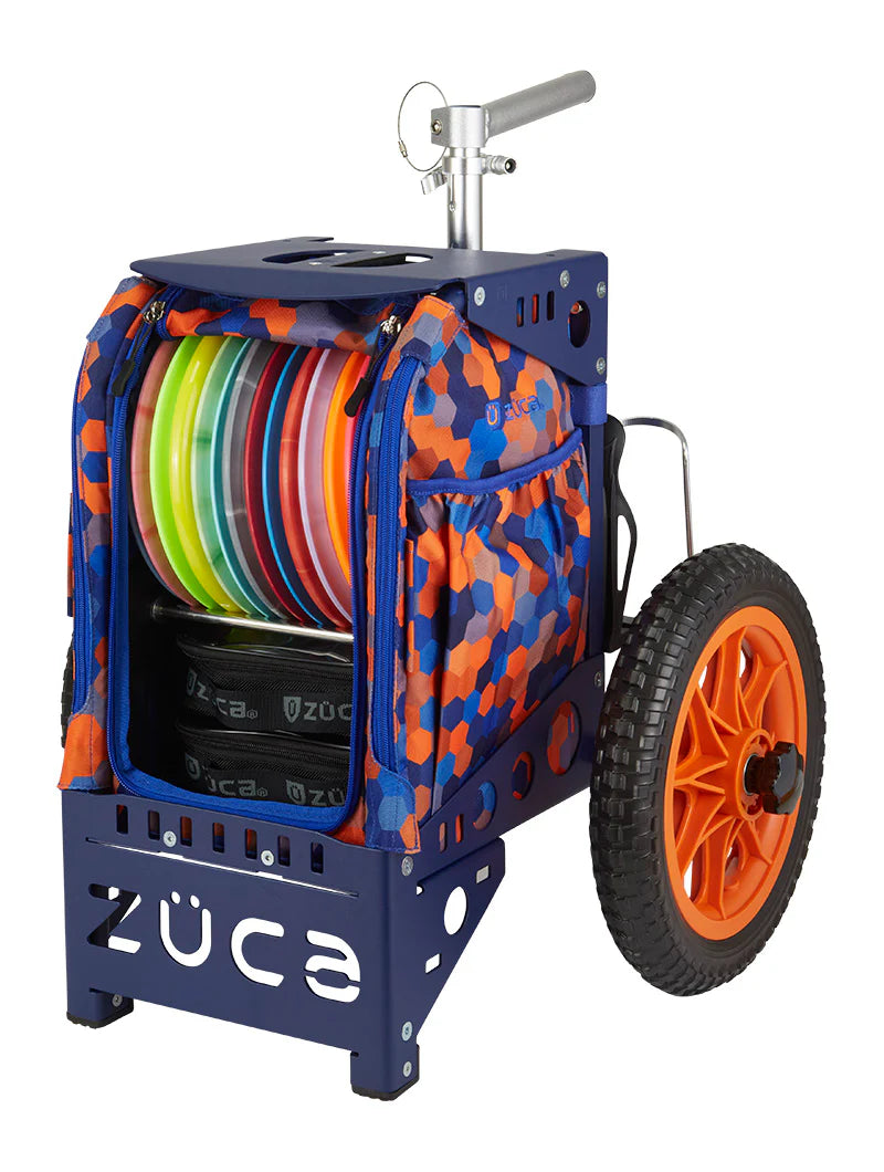 Zuca Navy Compact Disc Golf Cart - Garrett Gurthie Special Edition Compact Insert Bag