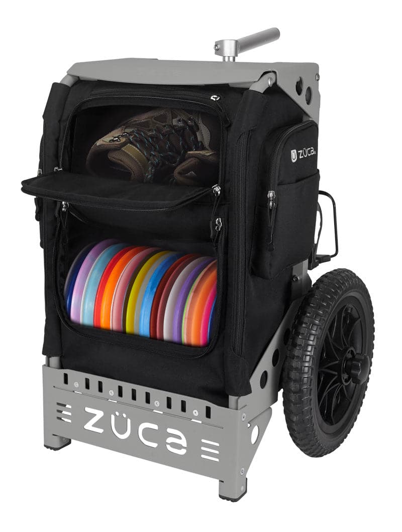 Zuca Gray Backpack Cart - Black Trekker Insert Bag