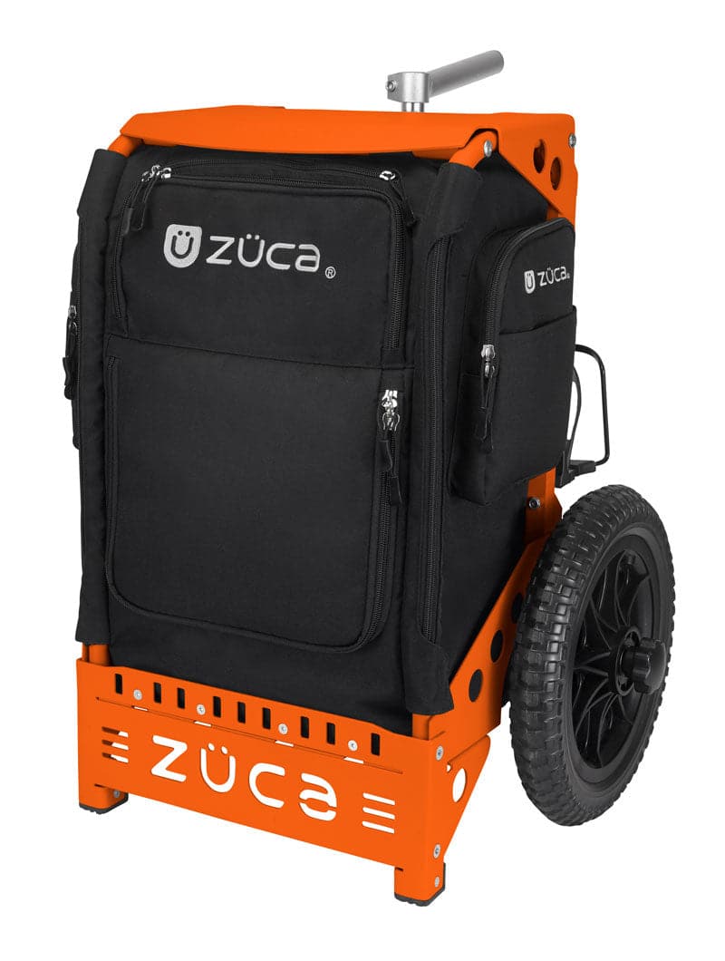 Zuca Orange Backpack Cart - Black Trekker Insert Bag