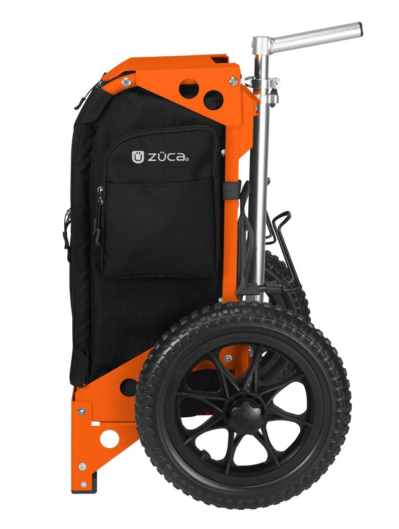 Zuca Orange Backpack Cart - Black Trekker Insert Bag