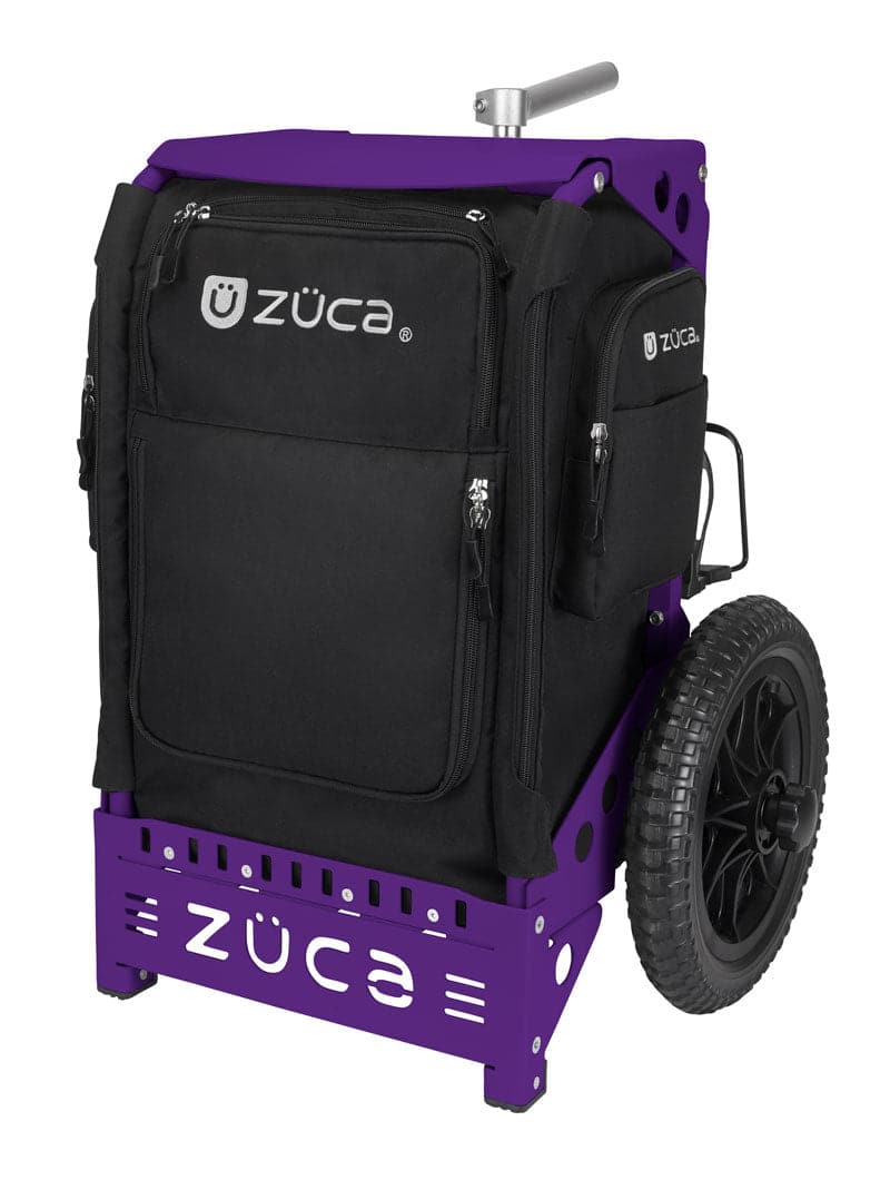 Zuca Purple Backpack Cart - Black Trekker Insert Bag