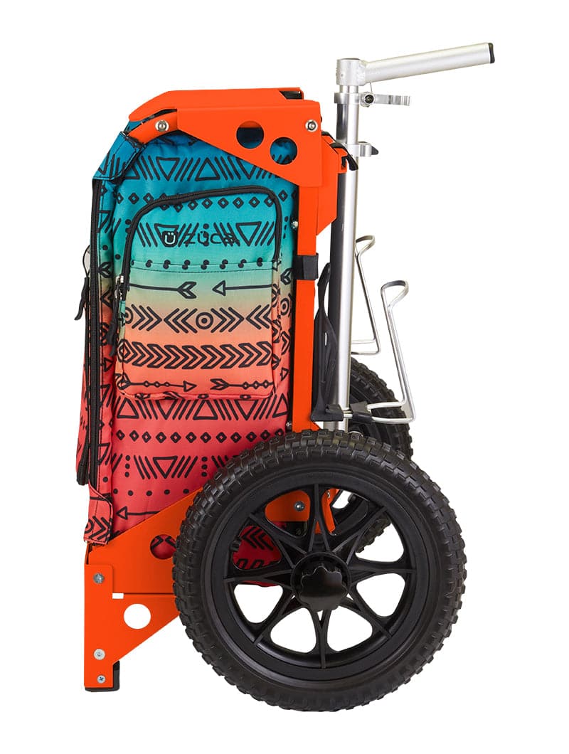 Zuca Orange Backpack Cart - Jennifer Allen Special Edition Trekker Insert Bag