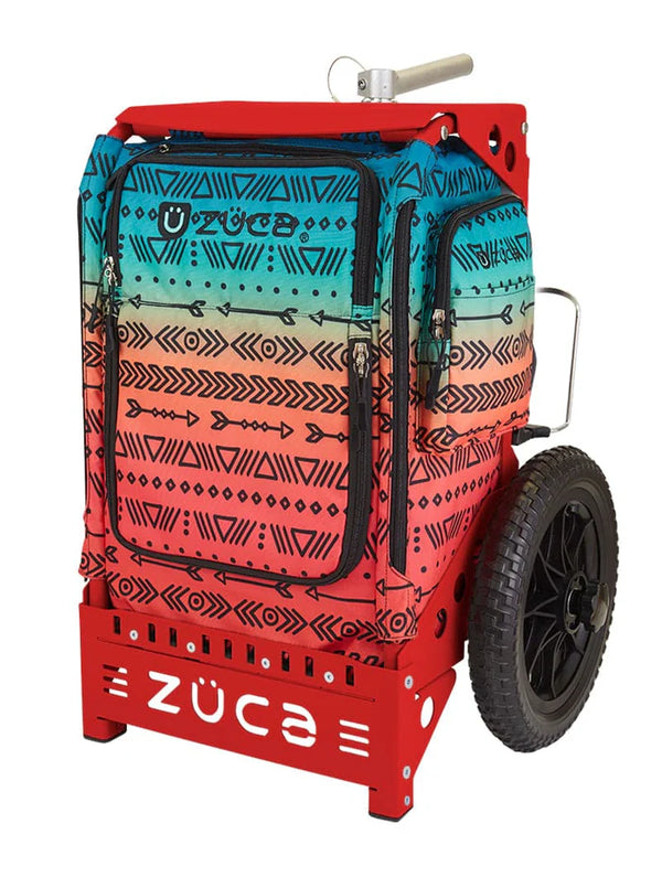 Zuca Red Backpack Cart - Jennifer Allen Special Edition Trekker Insert Bag