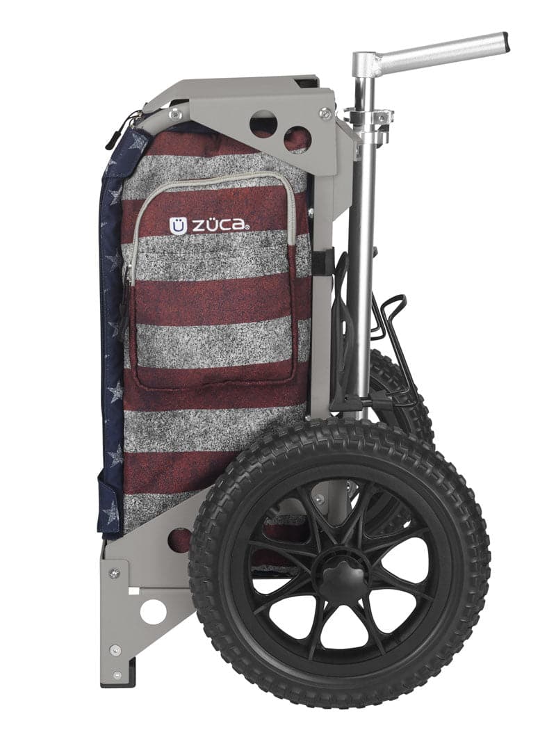 Zuca Gray Backpack Cart - Old Glory Trekker Insert Bag