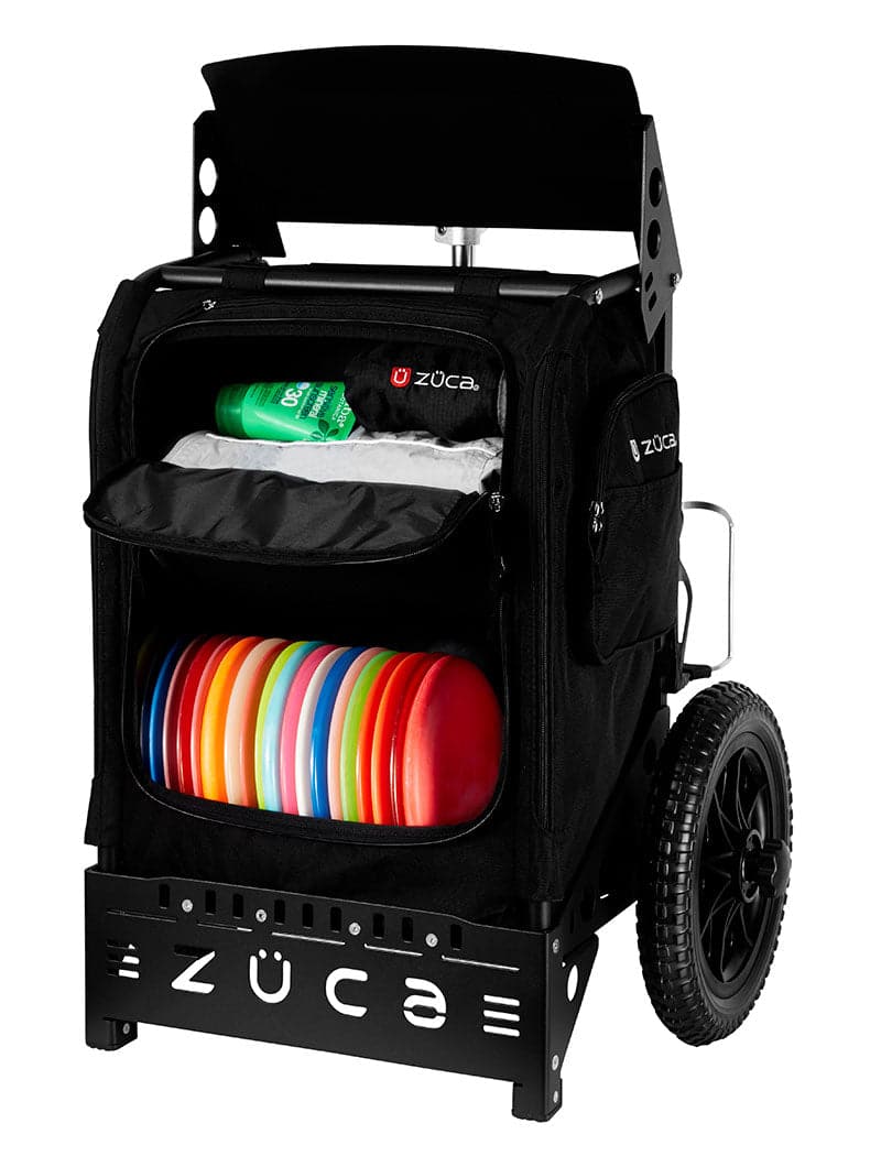 Zuca Black Backpack LG Disc Golf Cart - Black Trekker LG Insert Bag