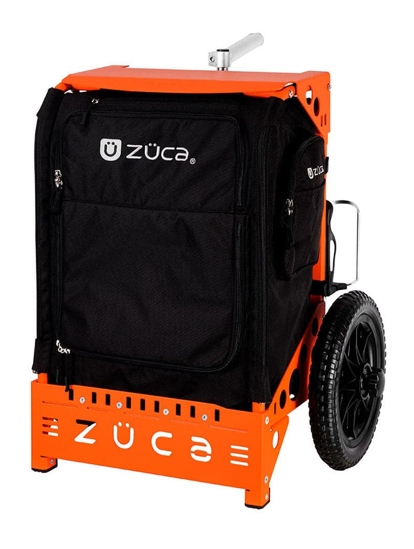 Zuca Orange Backpack LG Disc Golf Cart - Black Trekker LG Insert Bag