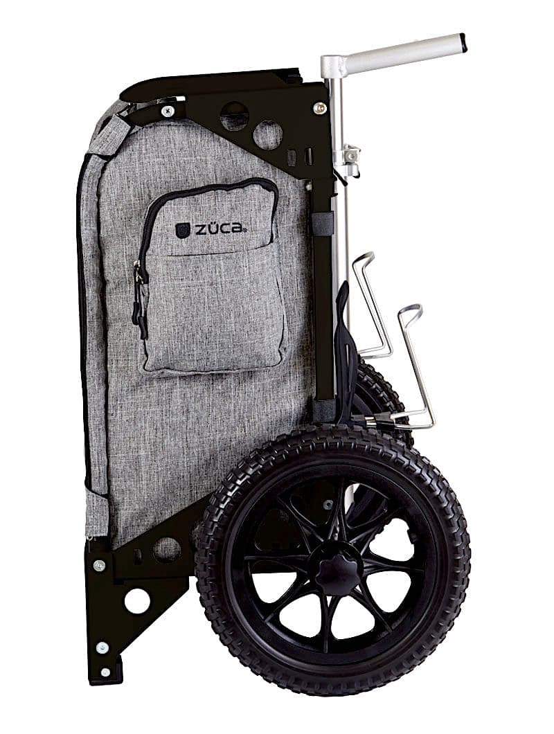 Zuca LG Trekker Disc Golf Cart - Black LG Frame with Charcoal Insert Bag