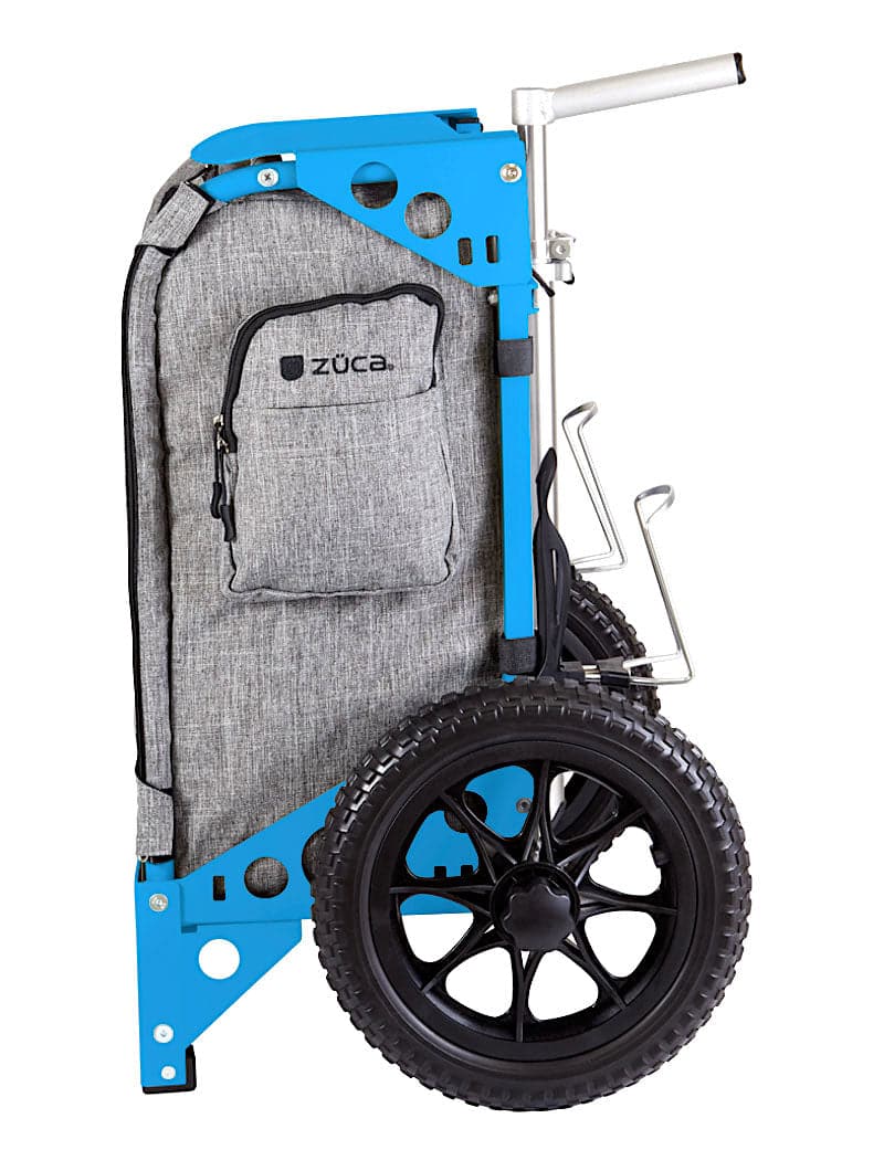 Zuca Blue Backpack LG Disc Golf Cart - Charcoal Trekker LG Insert Bag