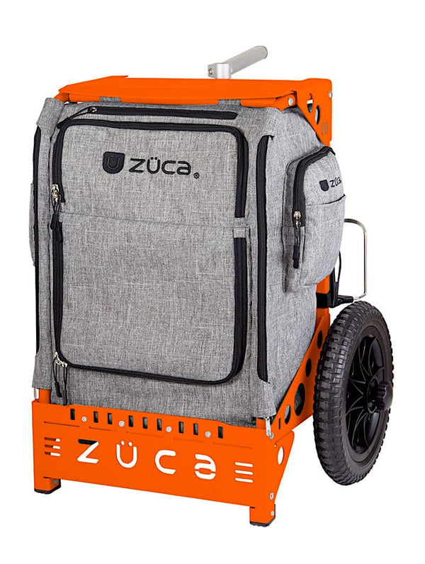 Zuca Orange Backpack LG Disc Golf Cart - Charcoal Trekker LG Insert Bag