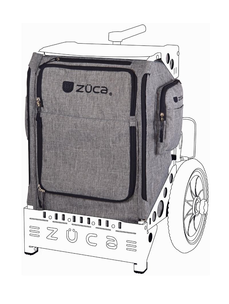 Zuca Trekker LG Disc Golf Cart Insert Bag - Charcoal