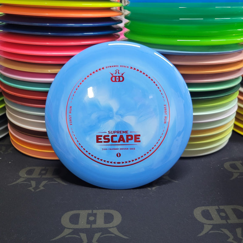 Dynamic Discs Supreme Escape - First Run in Blue