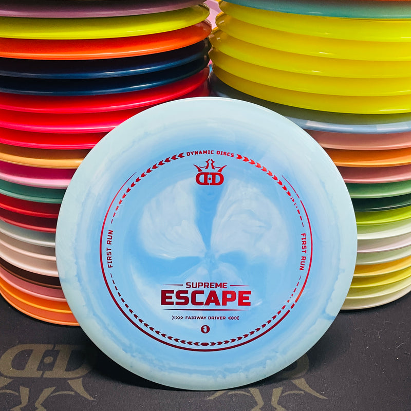 Dynamic Discs Supreme Escape - First run in Light Blue