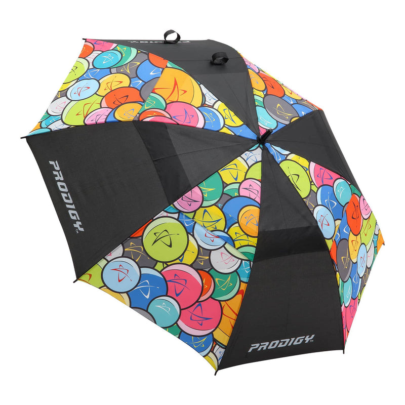 Prodigy Round Umbrella - Multicolor & Black