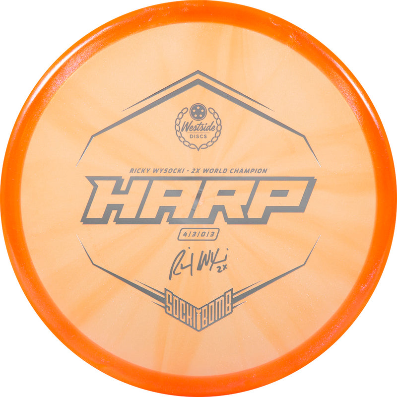 Westside Discs VIP-Ice Glimmer Harp - Sockibomb Stamp