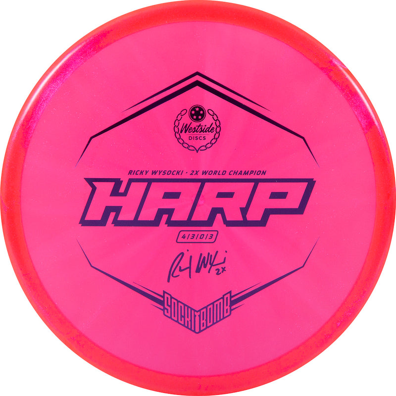 Westside Discs VIP-Ice Glimmer Harp - Sockibomb Stamp