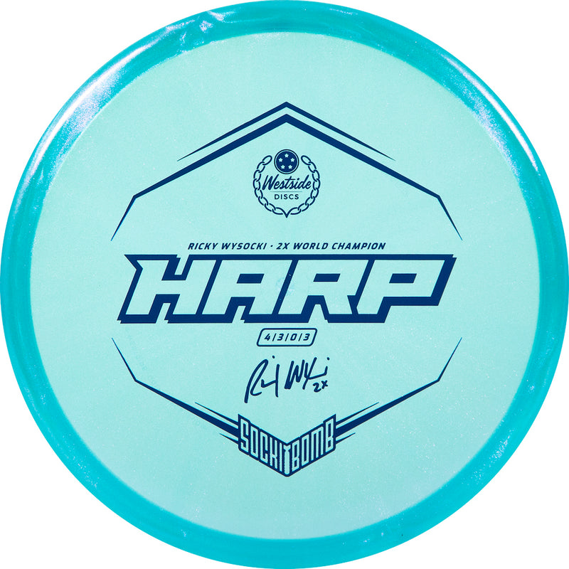 Westside Discs VIP-Ice Glimmer Harp - Sockibomb Stamp